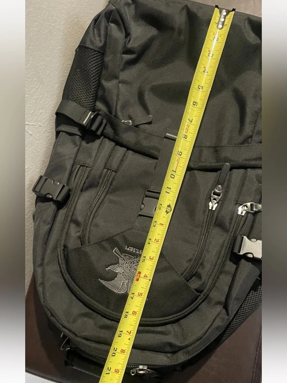 Tactical Military Hiking Backpack Bug Out Bag Black Padded Laptop Multi Use